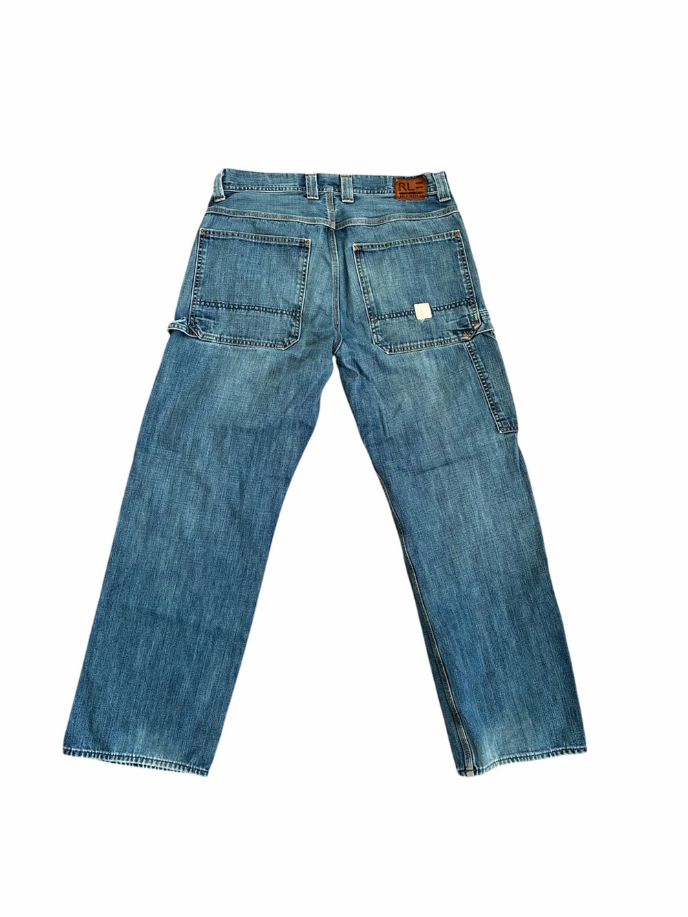 Vintage Polo Jeans Co Polo Ralph Lauren Carpenter Jeans Mens Size 33 Baggy Y2K